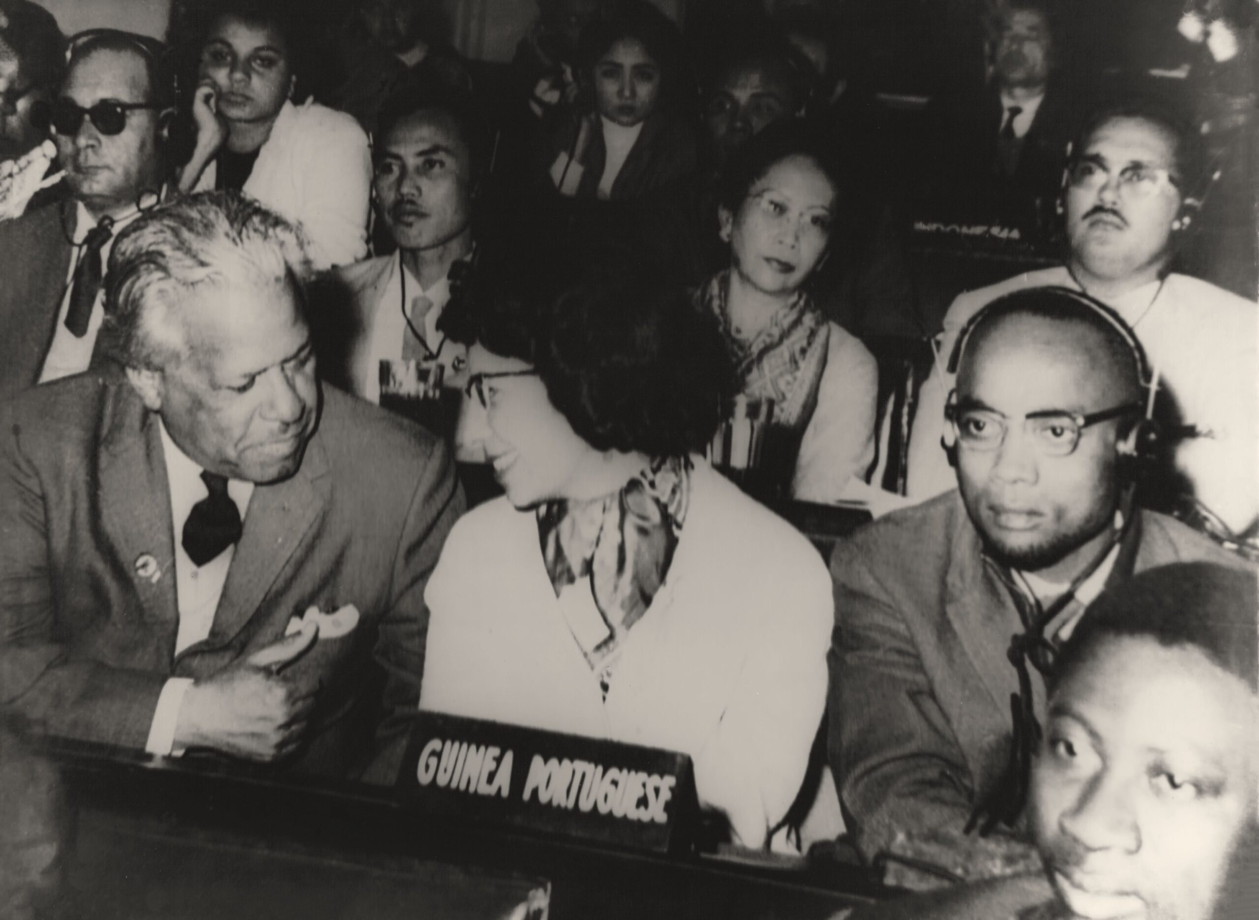 Amilcar Cabral, Dulce Duarte e o Poeta Cubano Nicolas Guillen