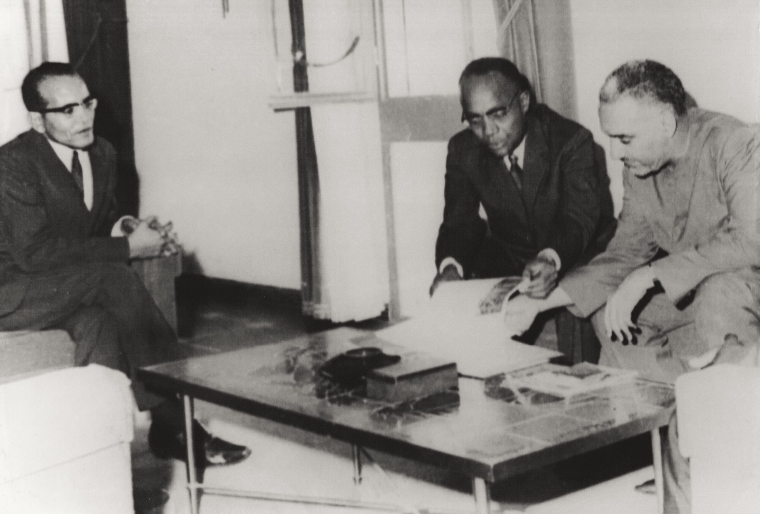 Amilcar Cabral Em Visita Oficial À Mauritania Com O 1º Presidente OULD DADDAH