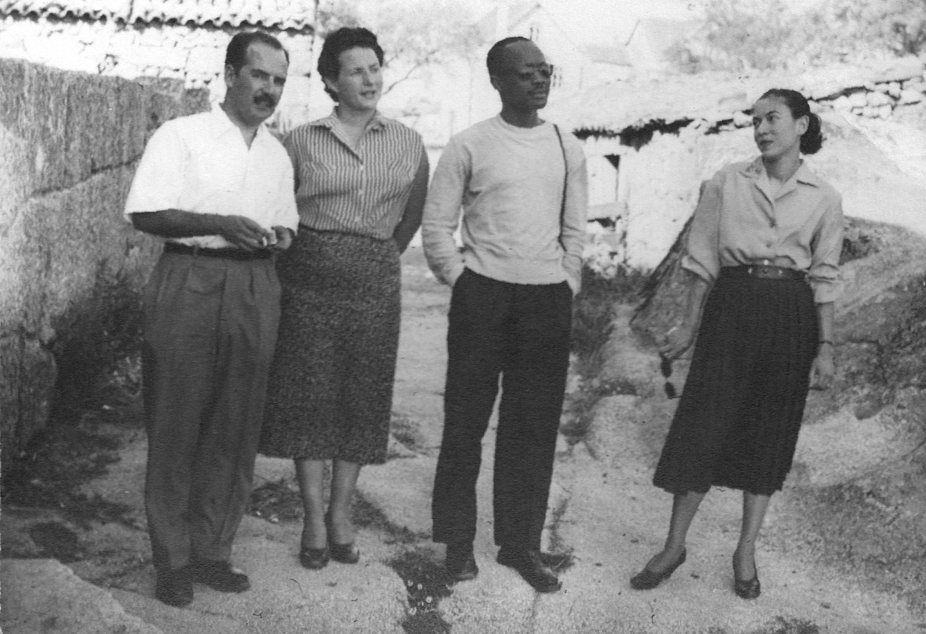 Amilcar Cabral, Maria Helena e colegas de curso de Agronomia-1953 a 1954