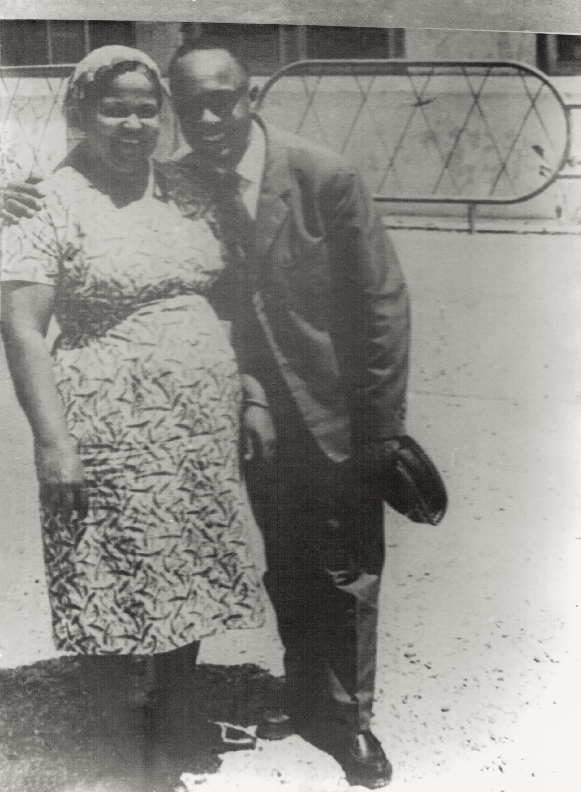 Amílcar Cabral e a Dona Laurinda Andrade