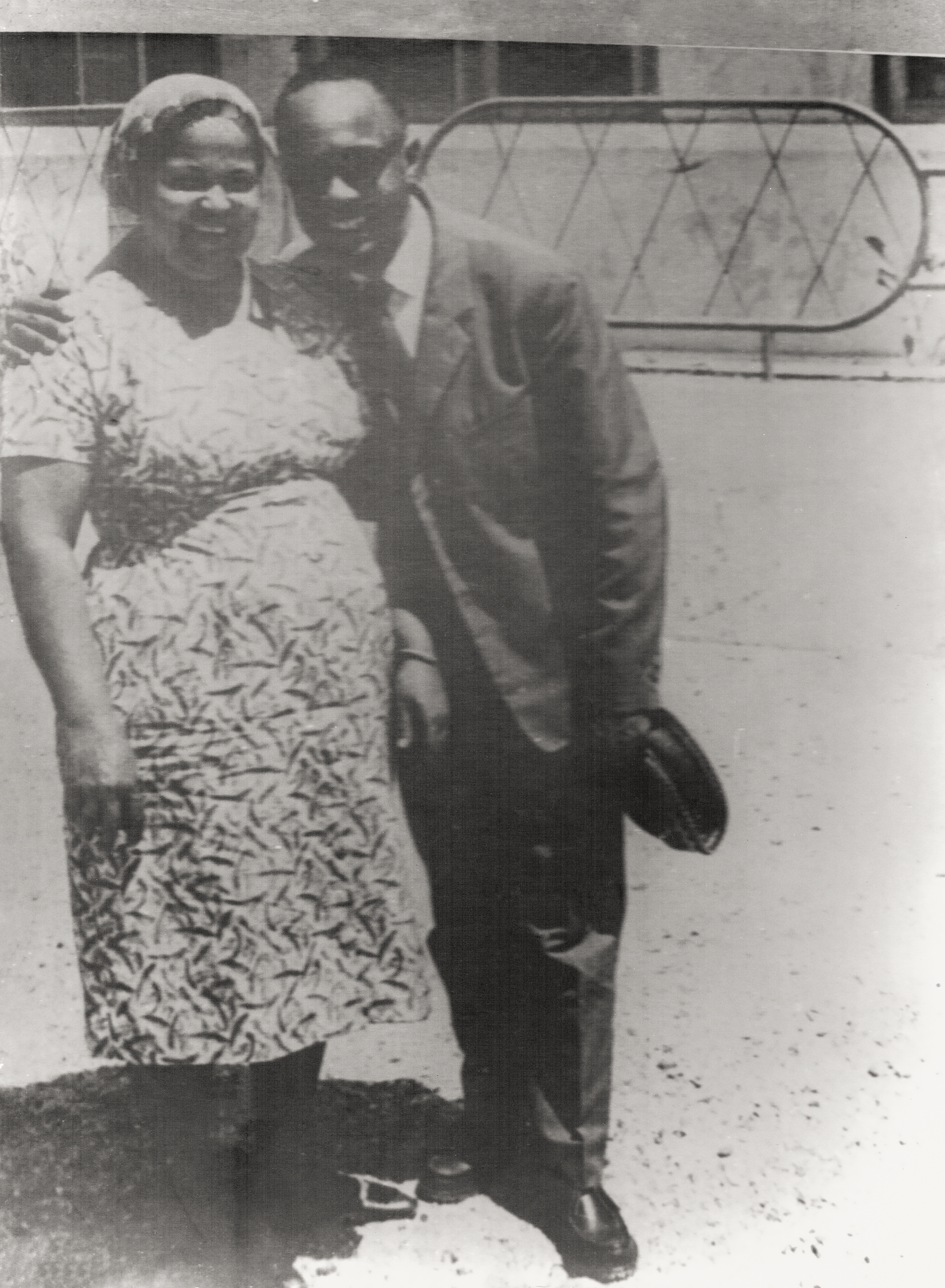 Amílcar Cabral e a Dona Laurinda Andrade