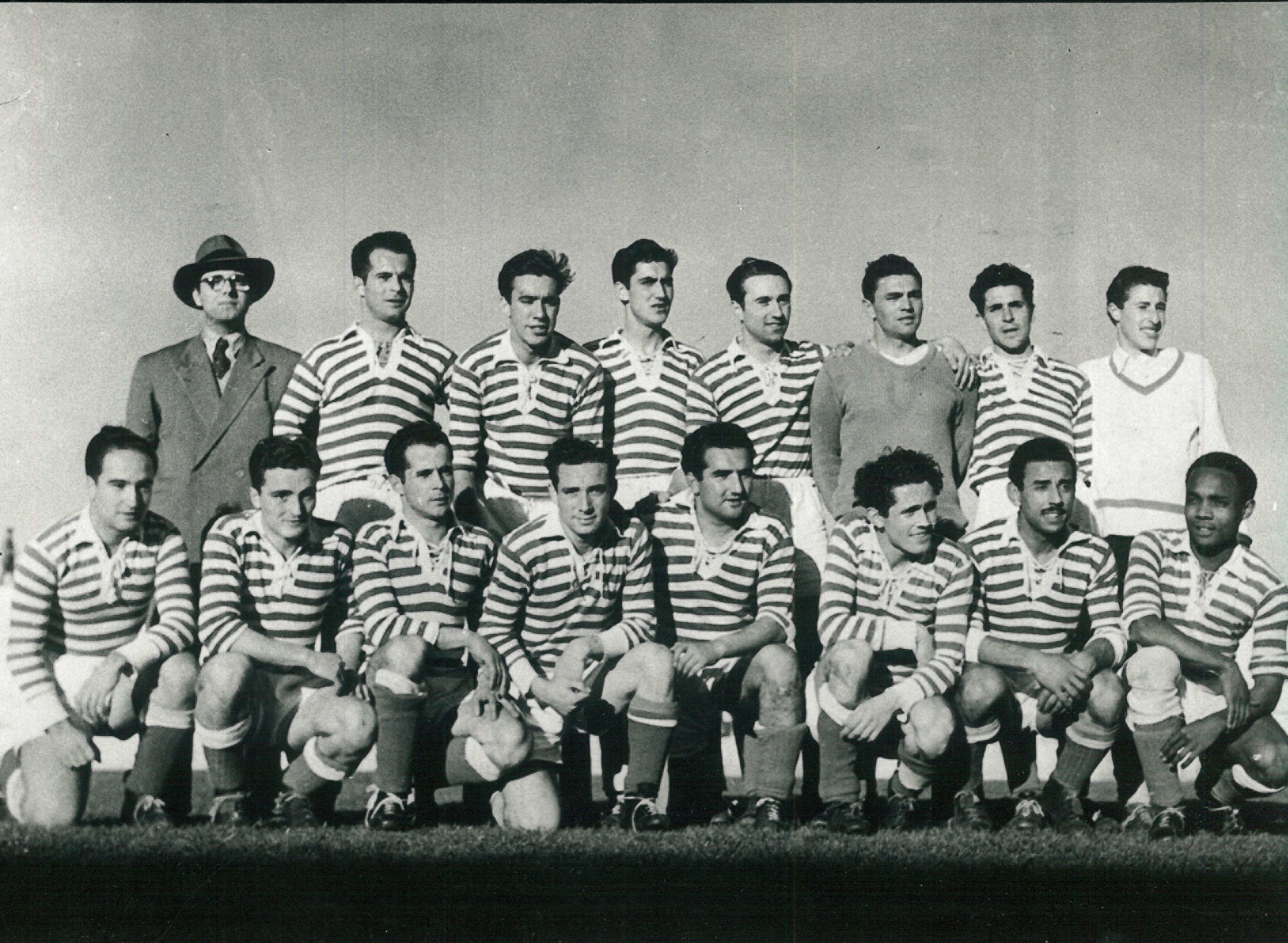 Amilcar Cabral integrando a equipa de futebol do Instituto Superior de Agronomia(Lisboa)
