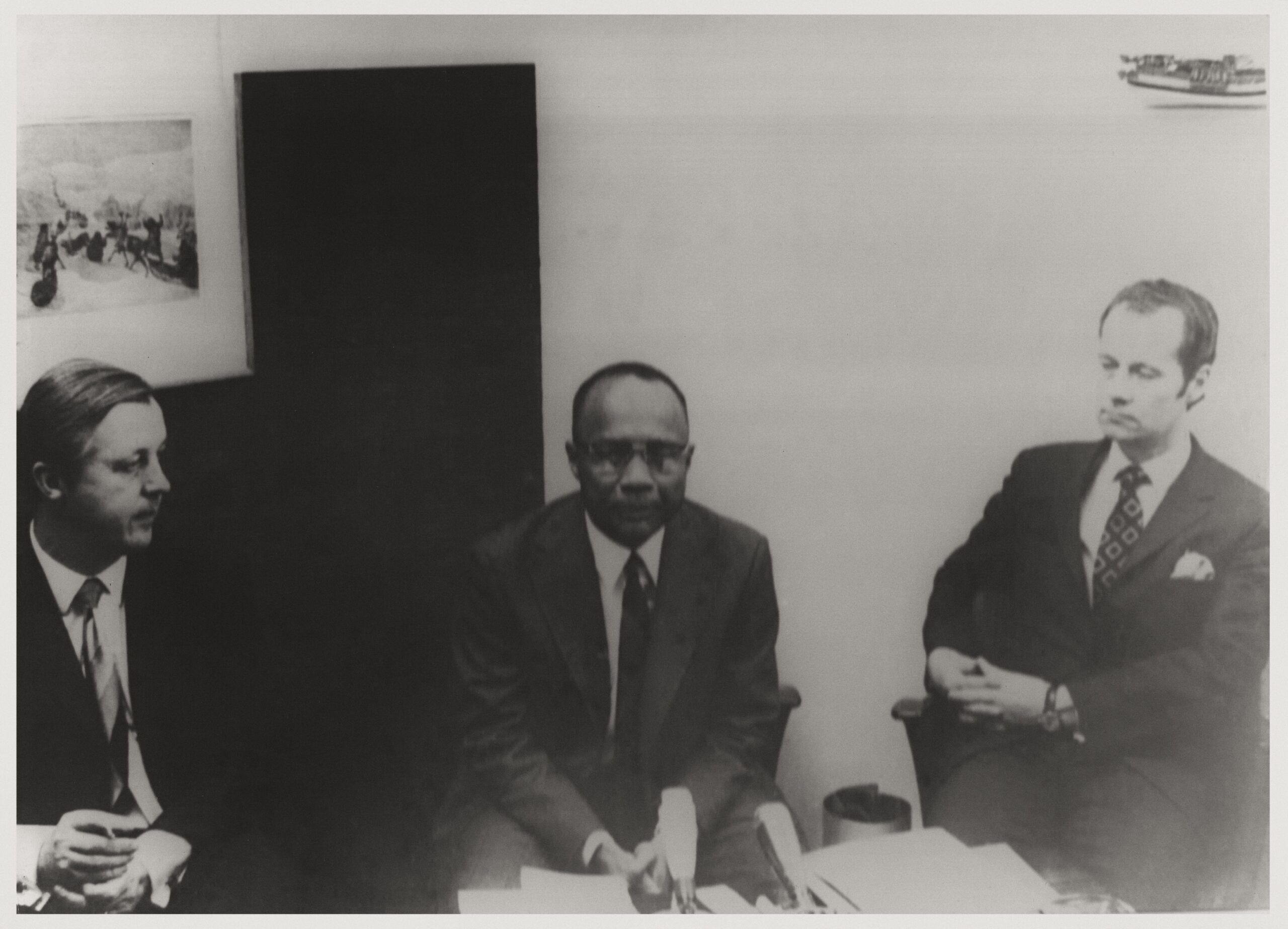 Amílcar Cabral numa reunião INternacional-(3)