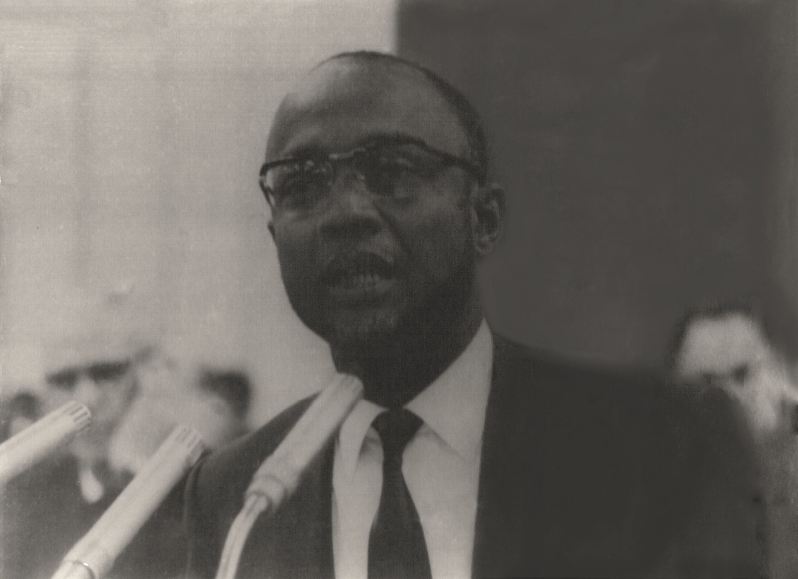 Amílcar Cabral numa reunião internacional