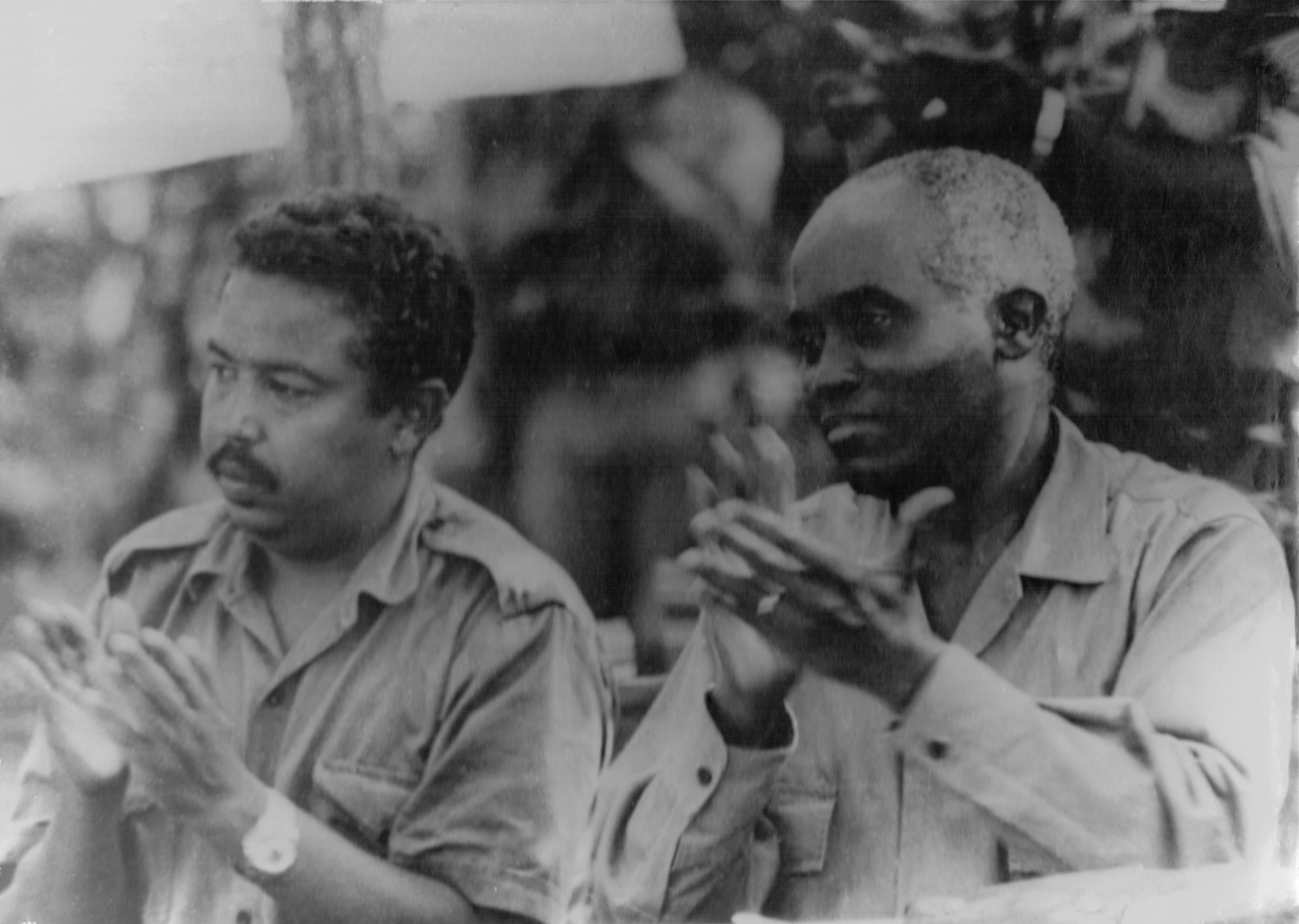 Aristides Pereira e Pedro Pires-1973 2º Congressso PAIGC