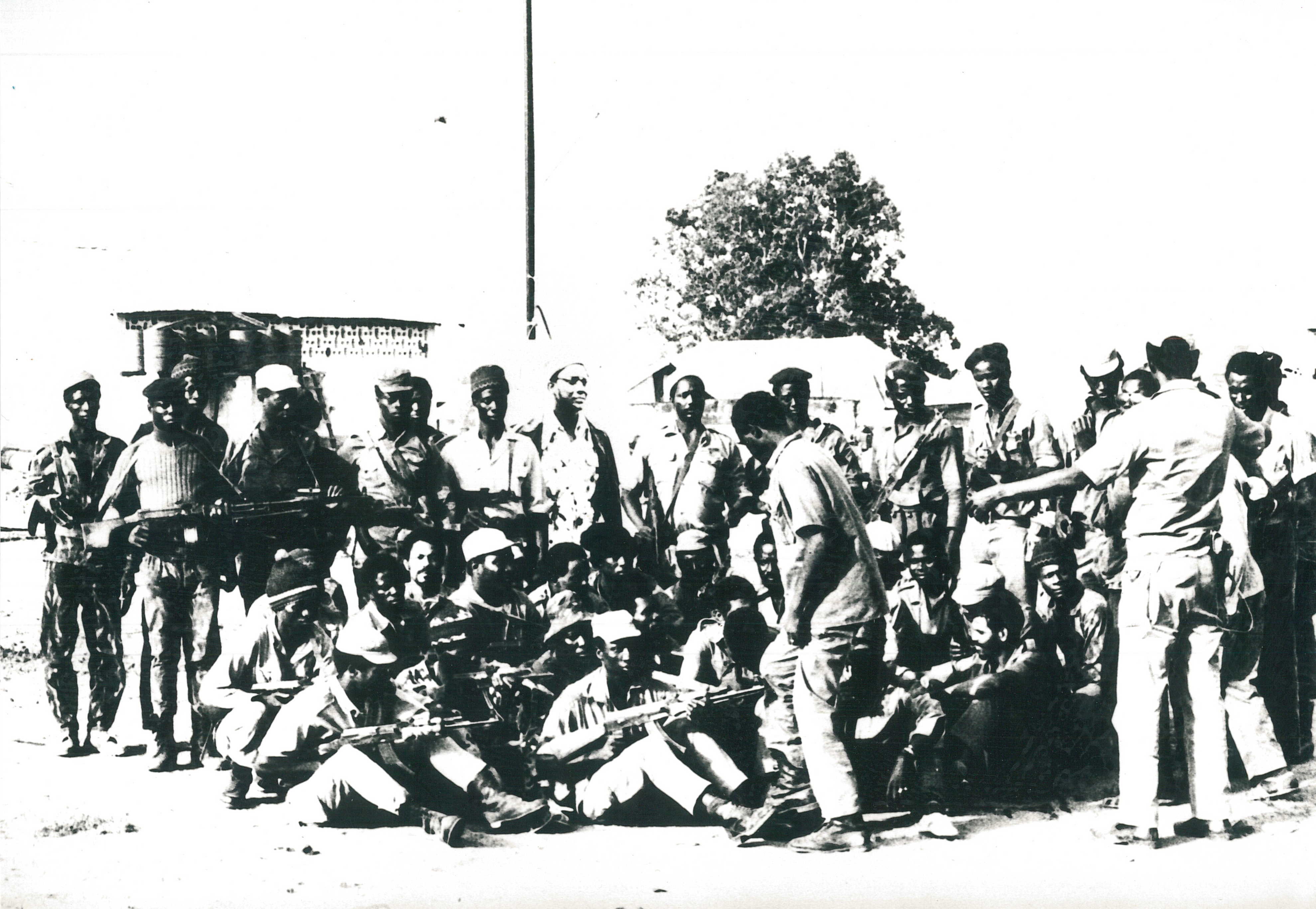 Cabral com os guerrilheiros