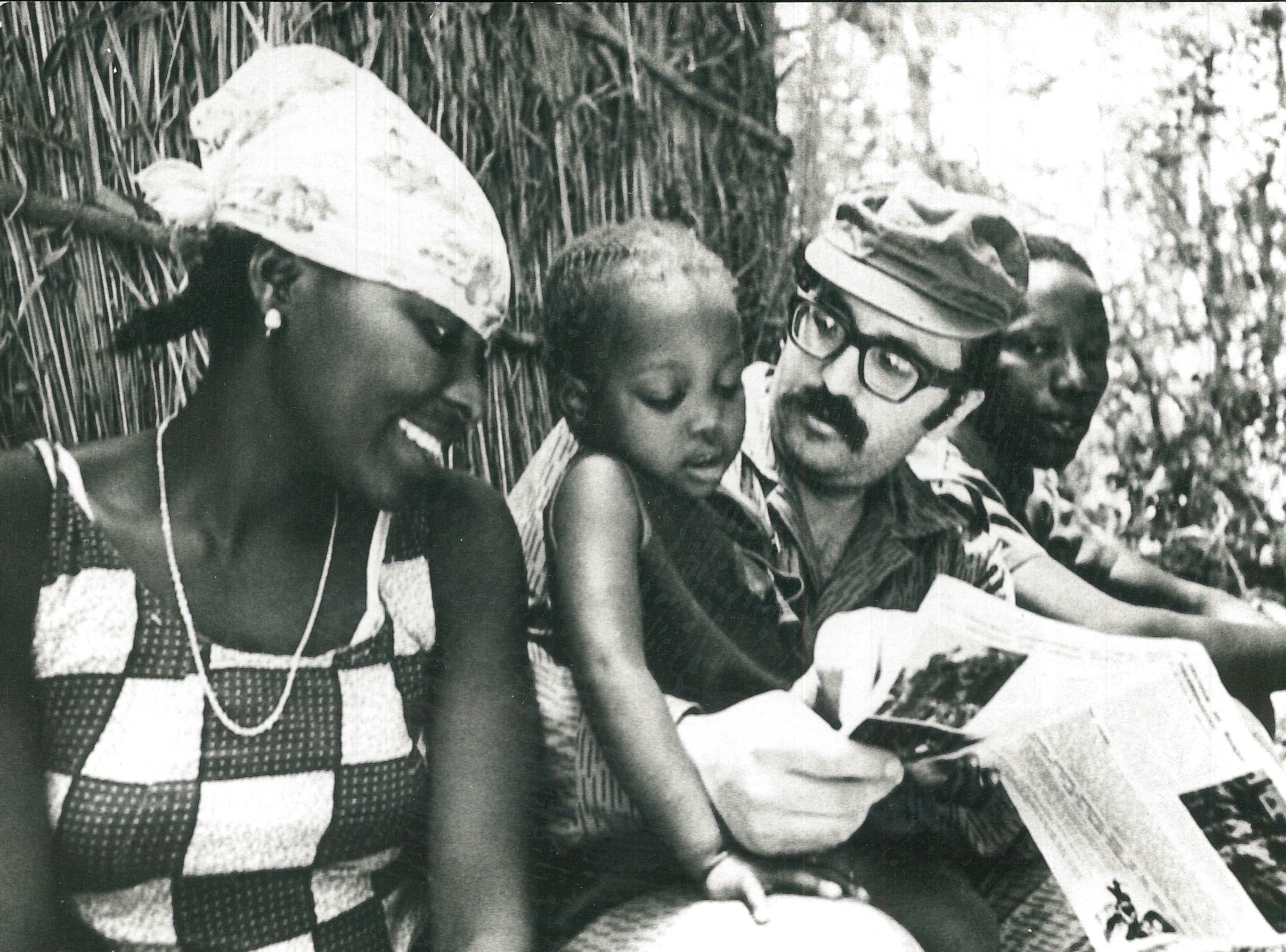 Visita da missão especial da ONU as zonas libertadas da Guiné-Bissau